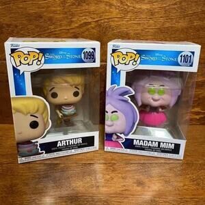 FUNKO Disney The Sword in the Stone - Arthur & Madam Mim Funko Pop